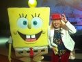 Cat & SpongeBob at Nick studios